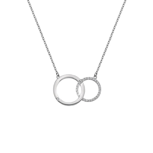 Stricking Circle Necklace
