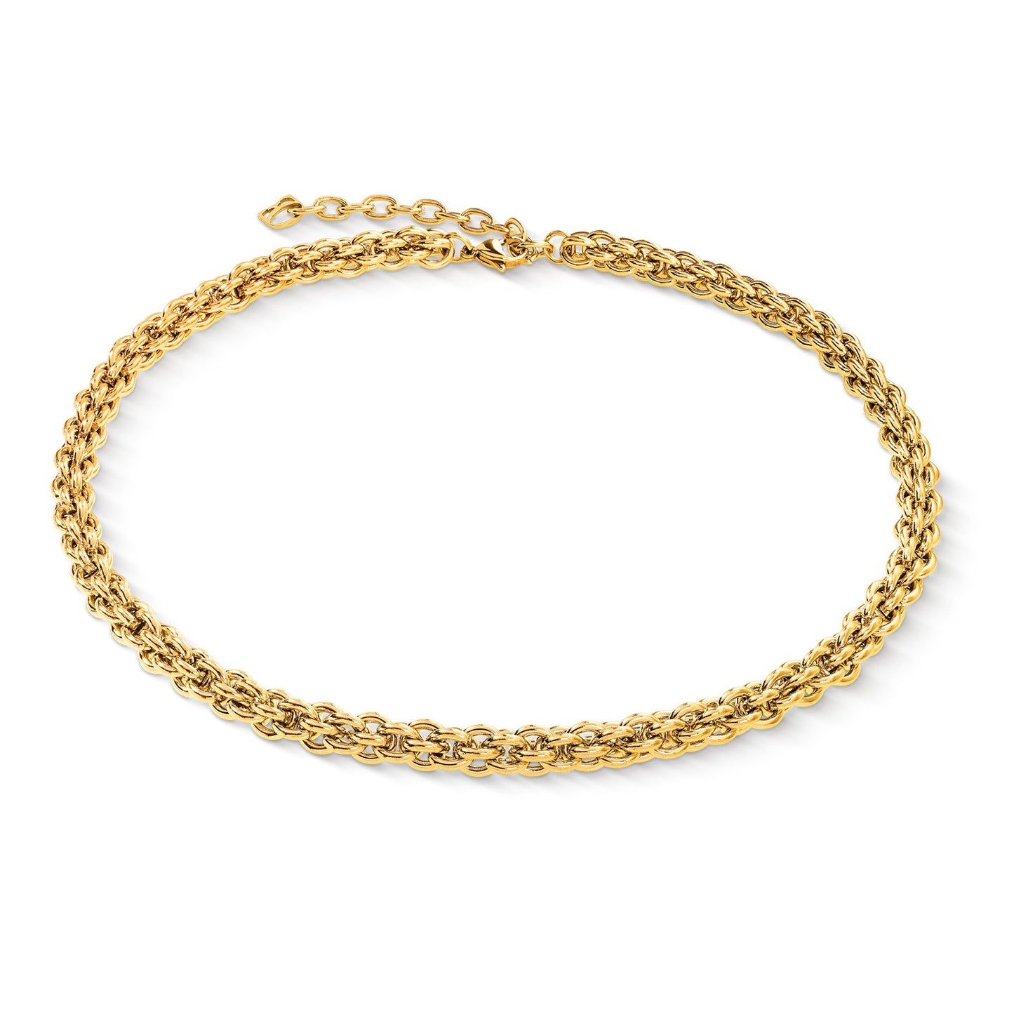 Necklace Mesh Chain Classic gold plated