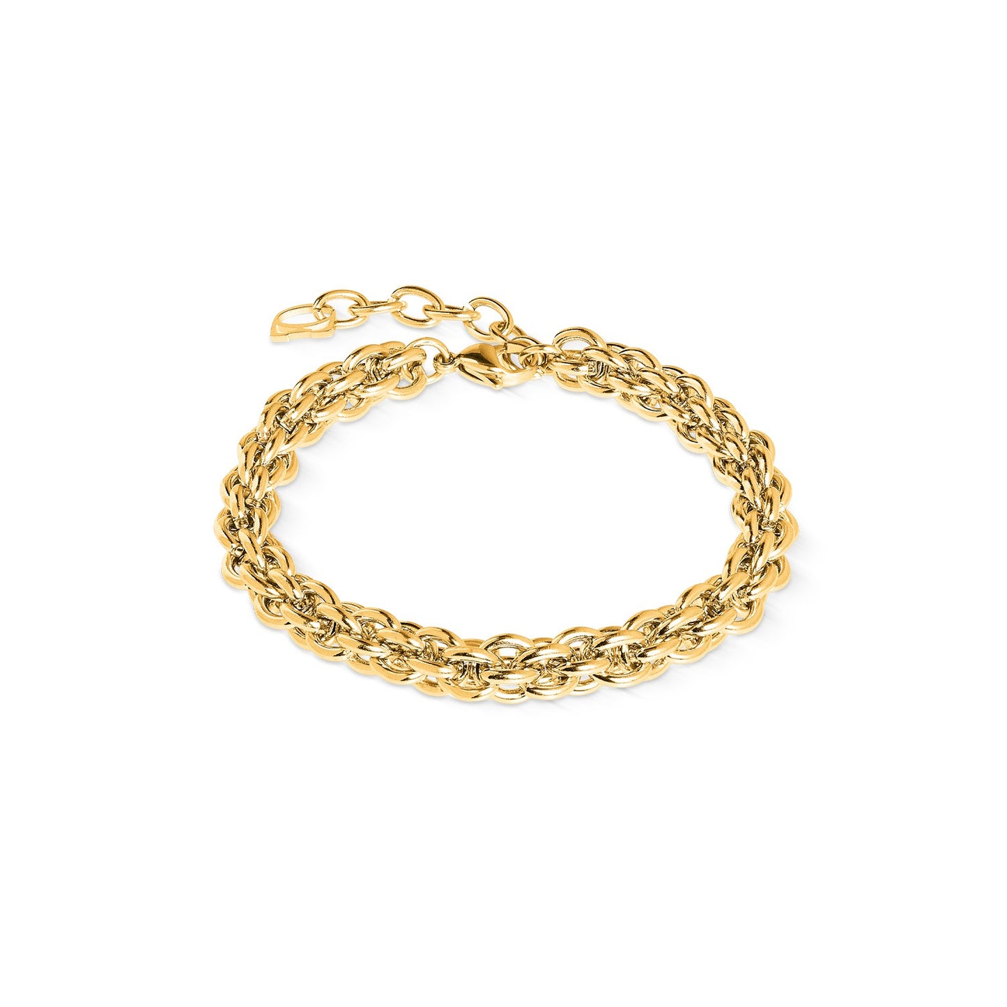Bracelet Mesh Chain Classic gold plated
