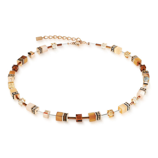 Geocube Iconic Necklace Mocha Mousse