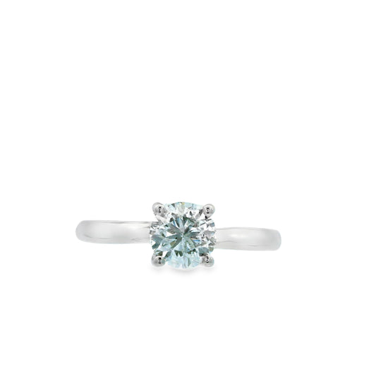 Platinum 0.70ct Diamond Solitaire Engagement Ring