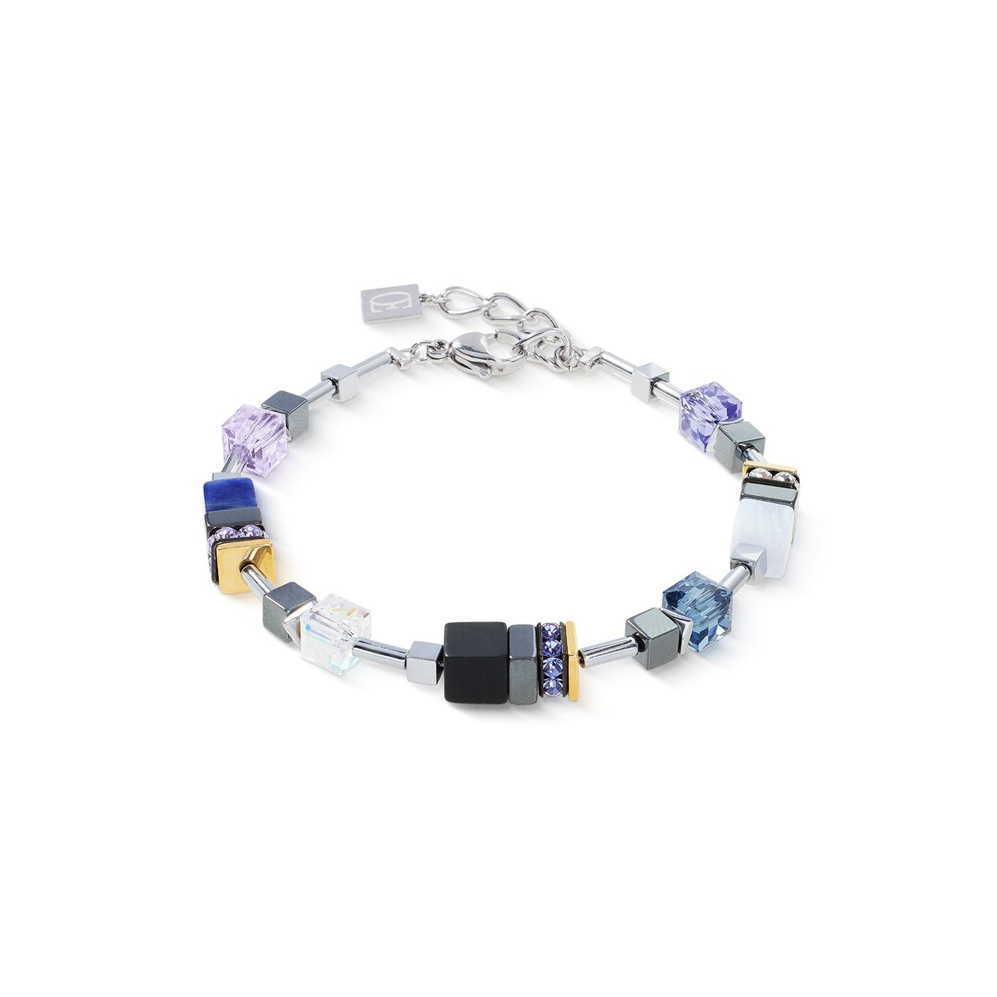 Geocube Precious Motion bracelet Blue Moon Bicolour
