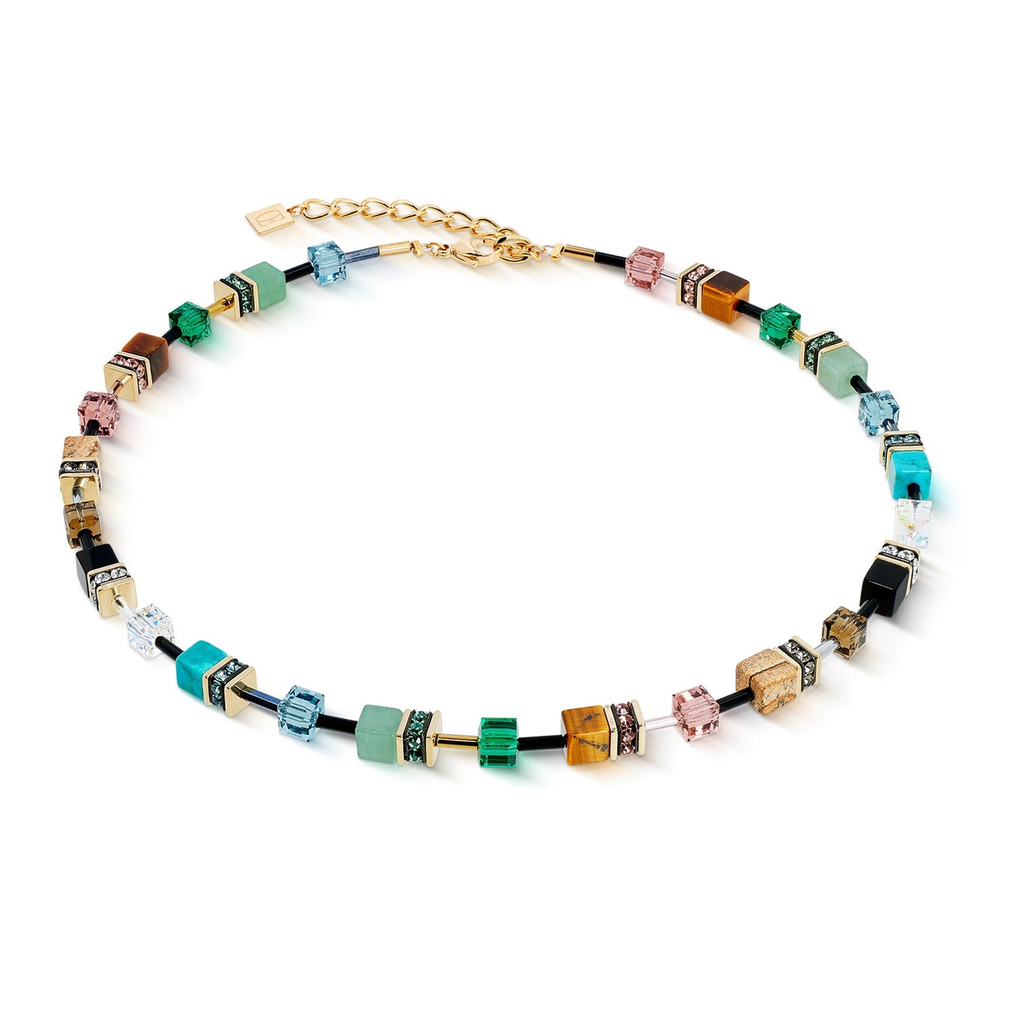 Geocube Iconic Precious necklace Art Nouveau