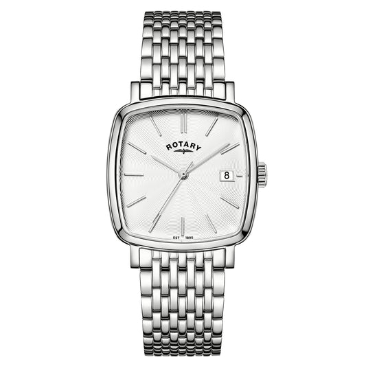 Stainless Steel Square Roman Numberal Bracelet Watch