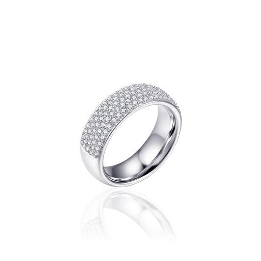 Silver Pave Sparkly Ring