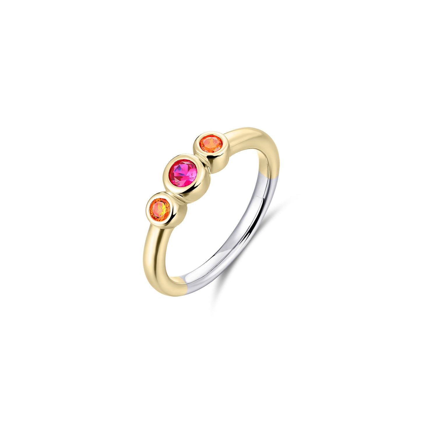 Triple Bezel Ring