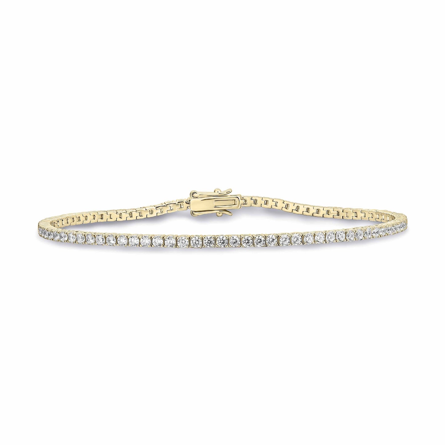 Gold Plated Timeless Tennis Bracelet