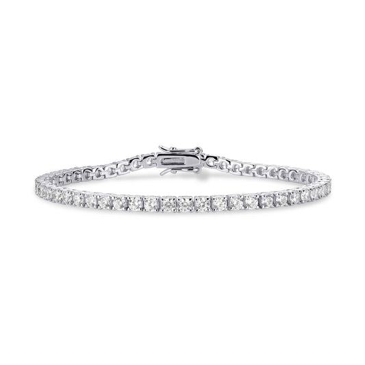 Silver Brilliant Tennis Bracelet