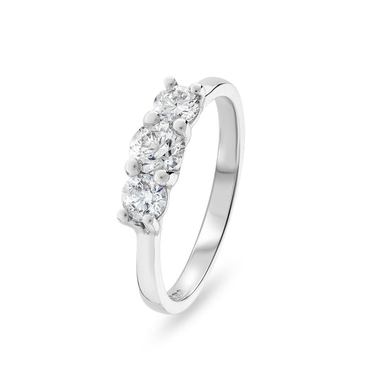 Platinum Trilogy Diamond Ring