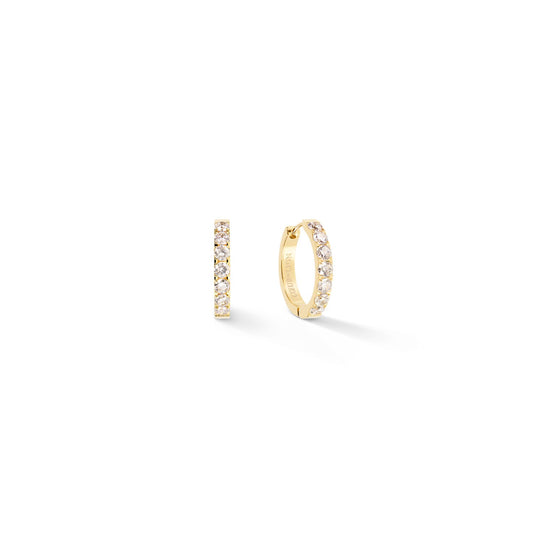 Eternal Love Bold Hoop Earrings Gold Colour