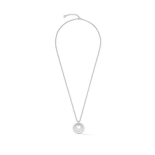 Necklace Circle Trio Crystal
