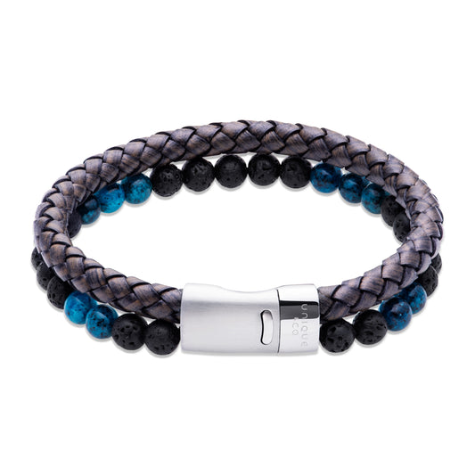 Antique Black Double Strand Magnetic Bracelet