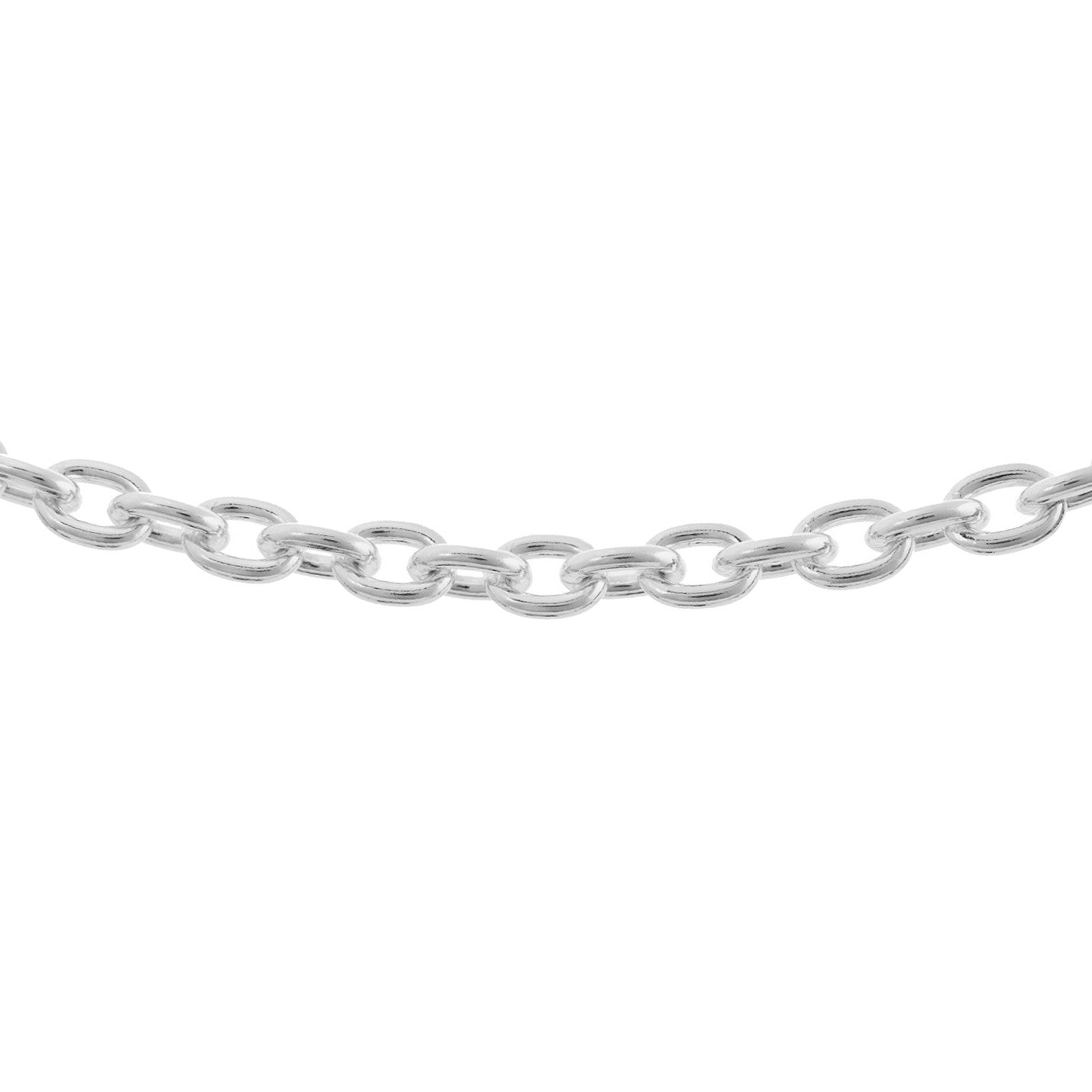 Silver Cable Chain Bracelet