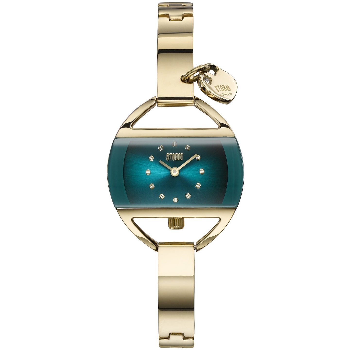 Temptress Charm Gold-Teal Watch
