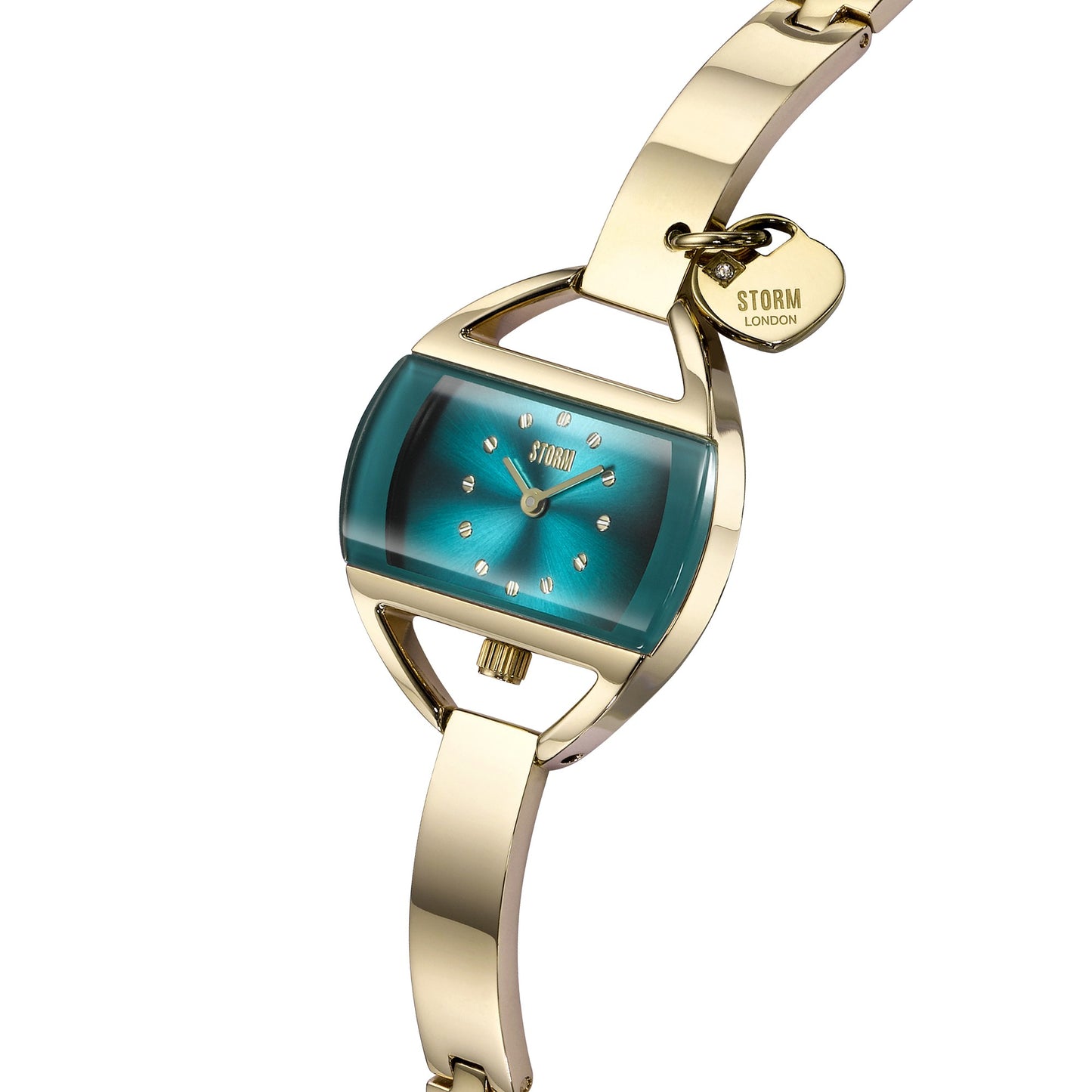 Temptress Charm Gold-Teal Watch