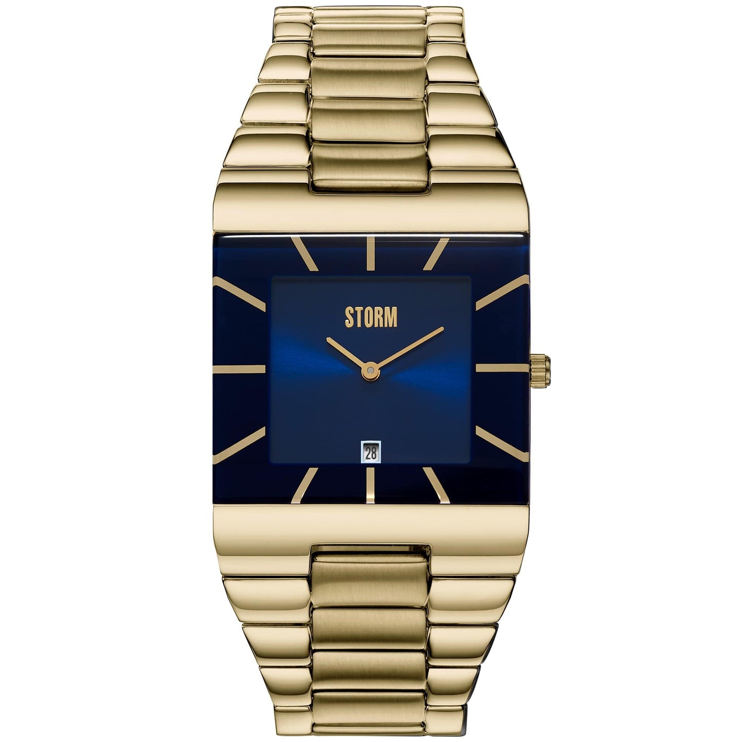 Omari XL Gold-Blue Watch