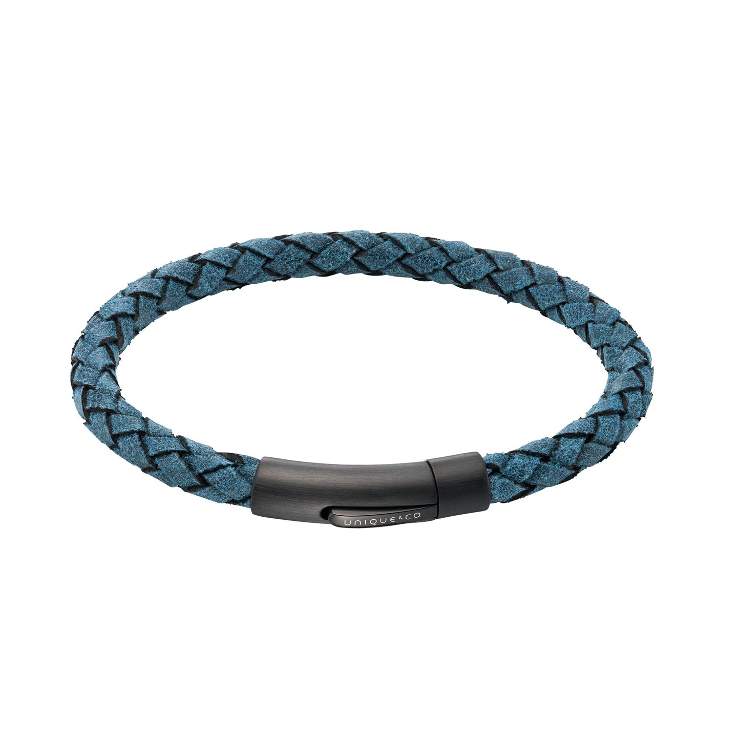 Pine Green Plaited Suede Bracelet