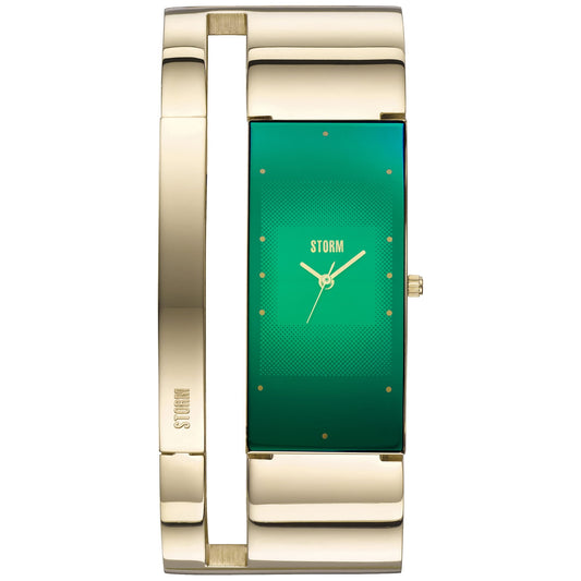Alvara Gold Green Watch