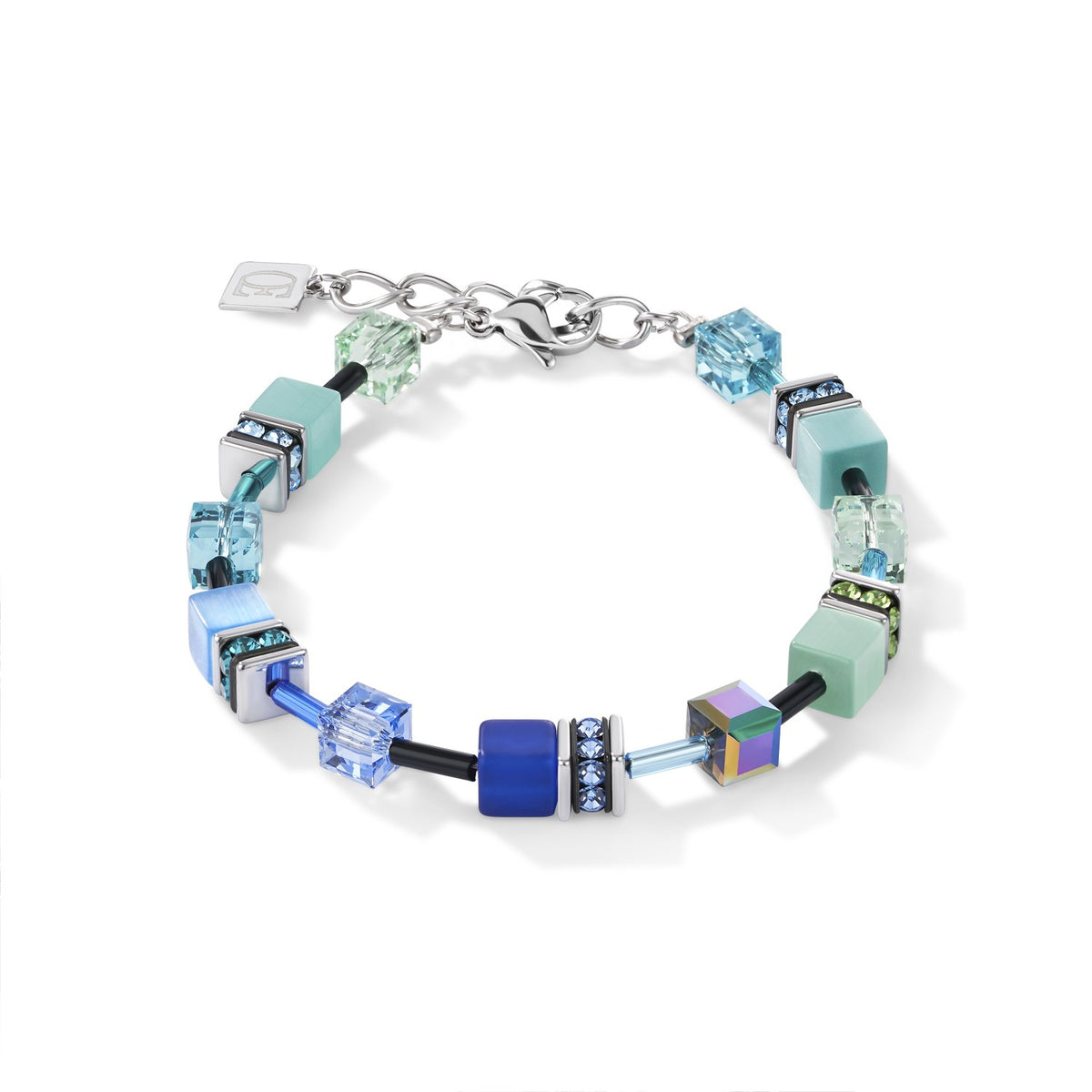 GeoCUBE Bracelet blue-green