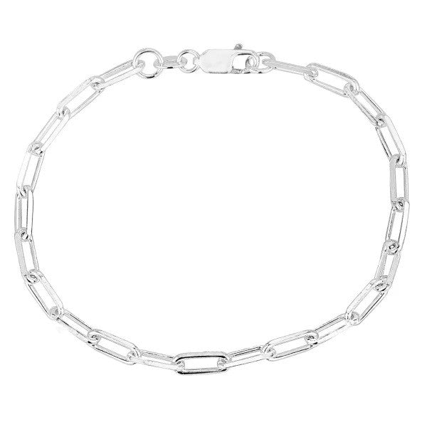 Silver Paperlink Chain Bracelet