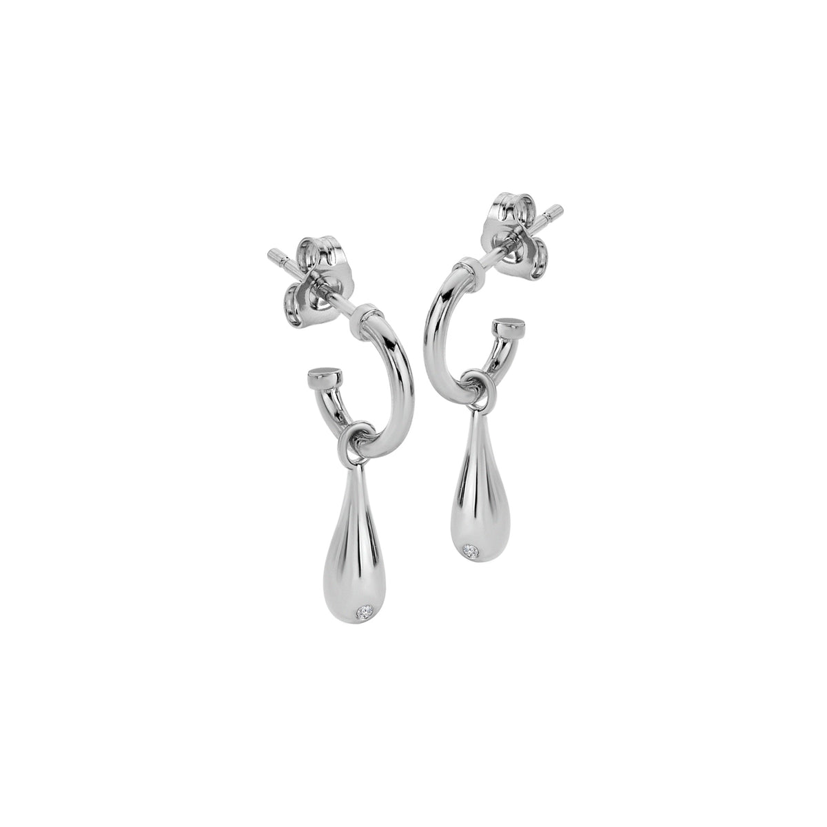 Droplet Hoop Earrings