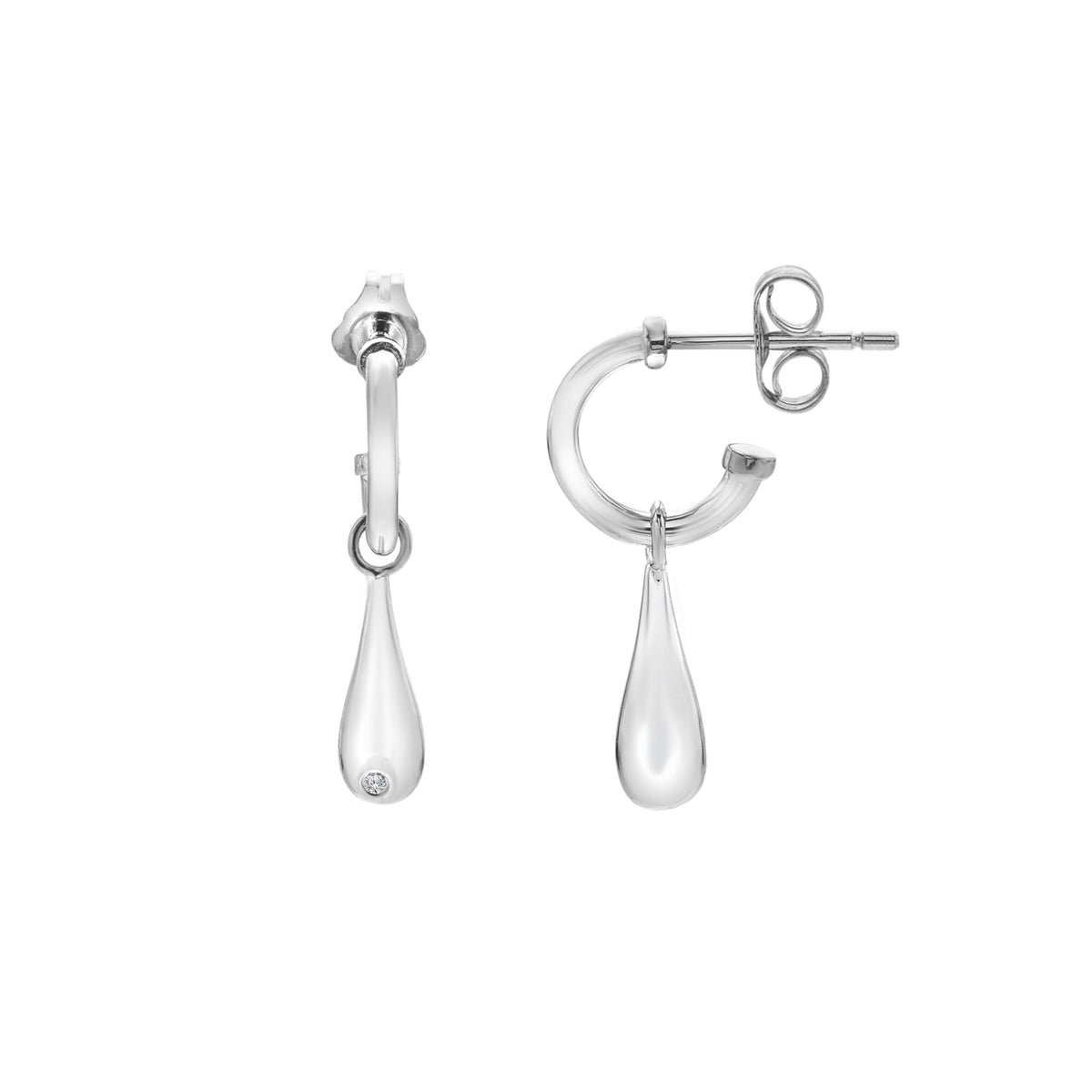 Droplet Hoop Earrings