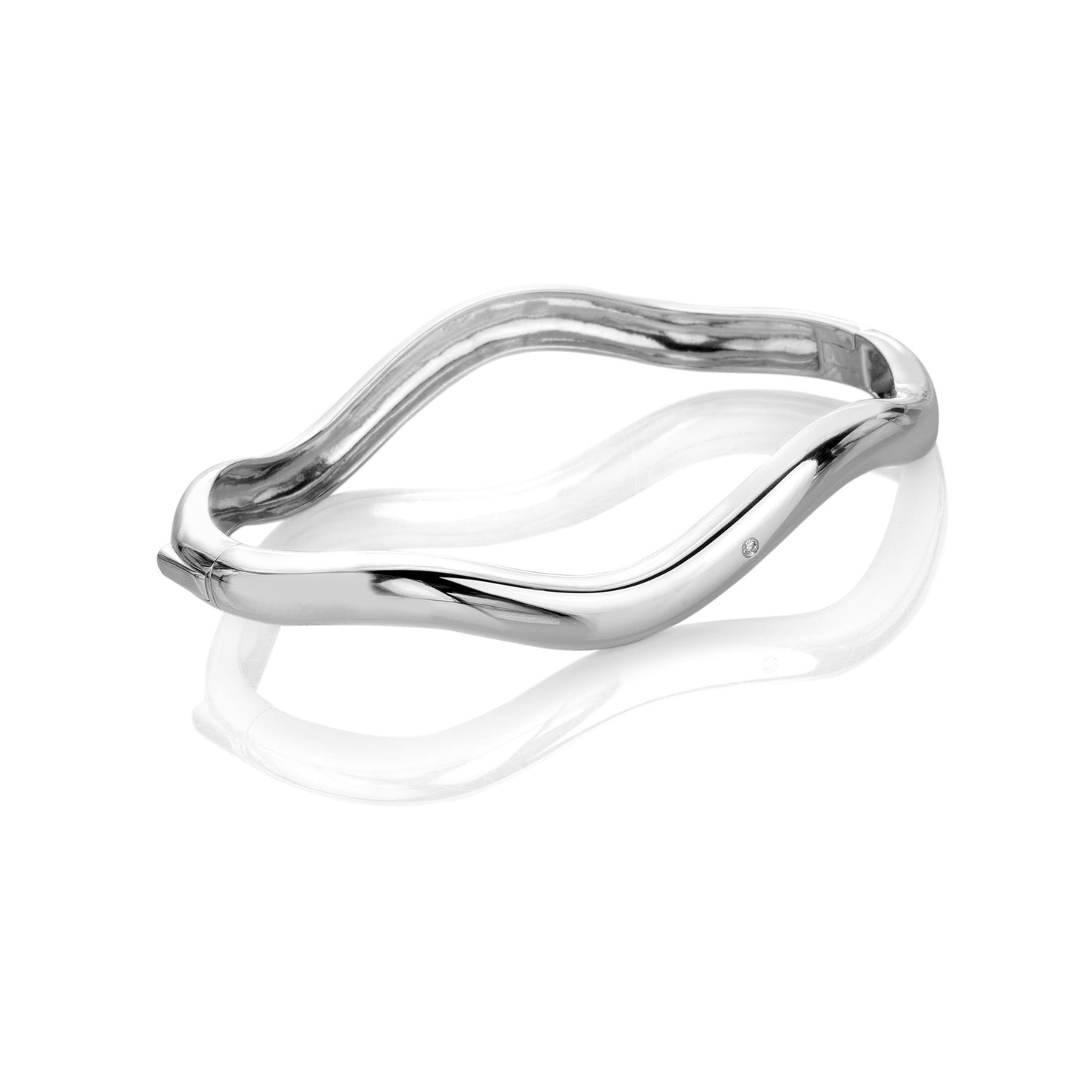 Silver Fiji Wave Bangle