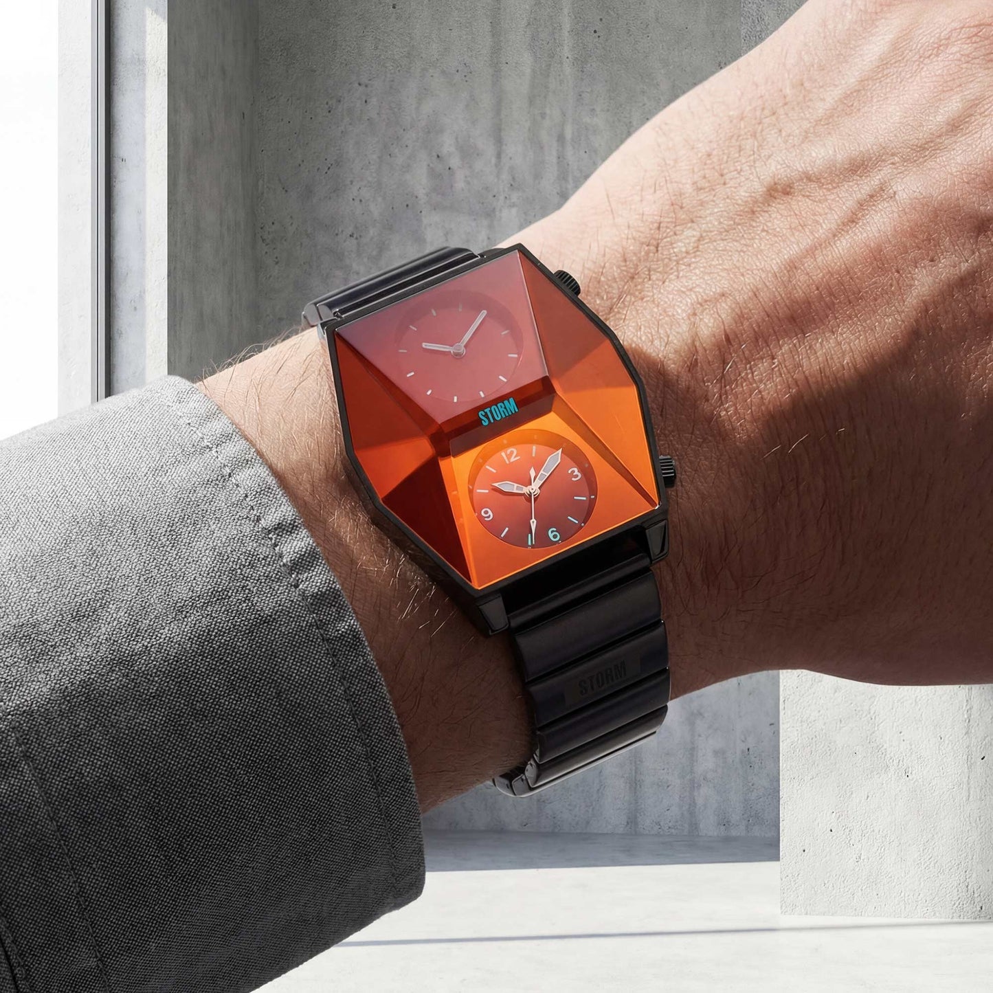 Zarex Slate Red Watch