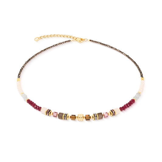GeoCUBE Precious Grace Necklace Rose Smoke