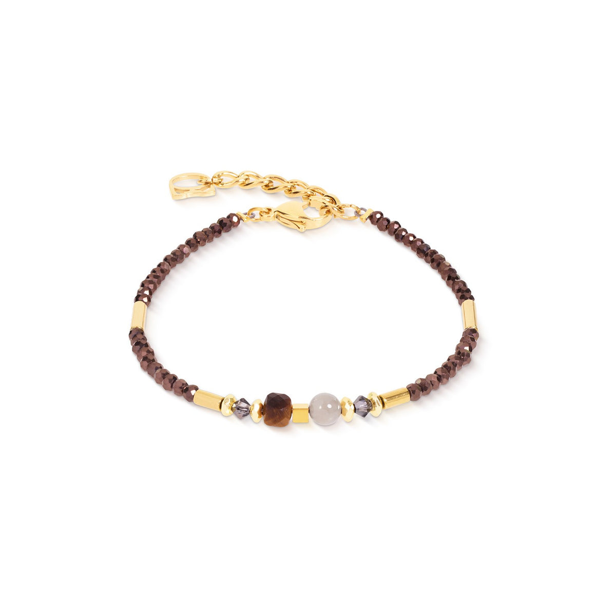 Bracelet Cube Balance Golden Hazel