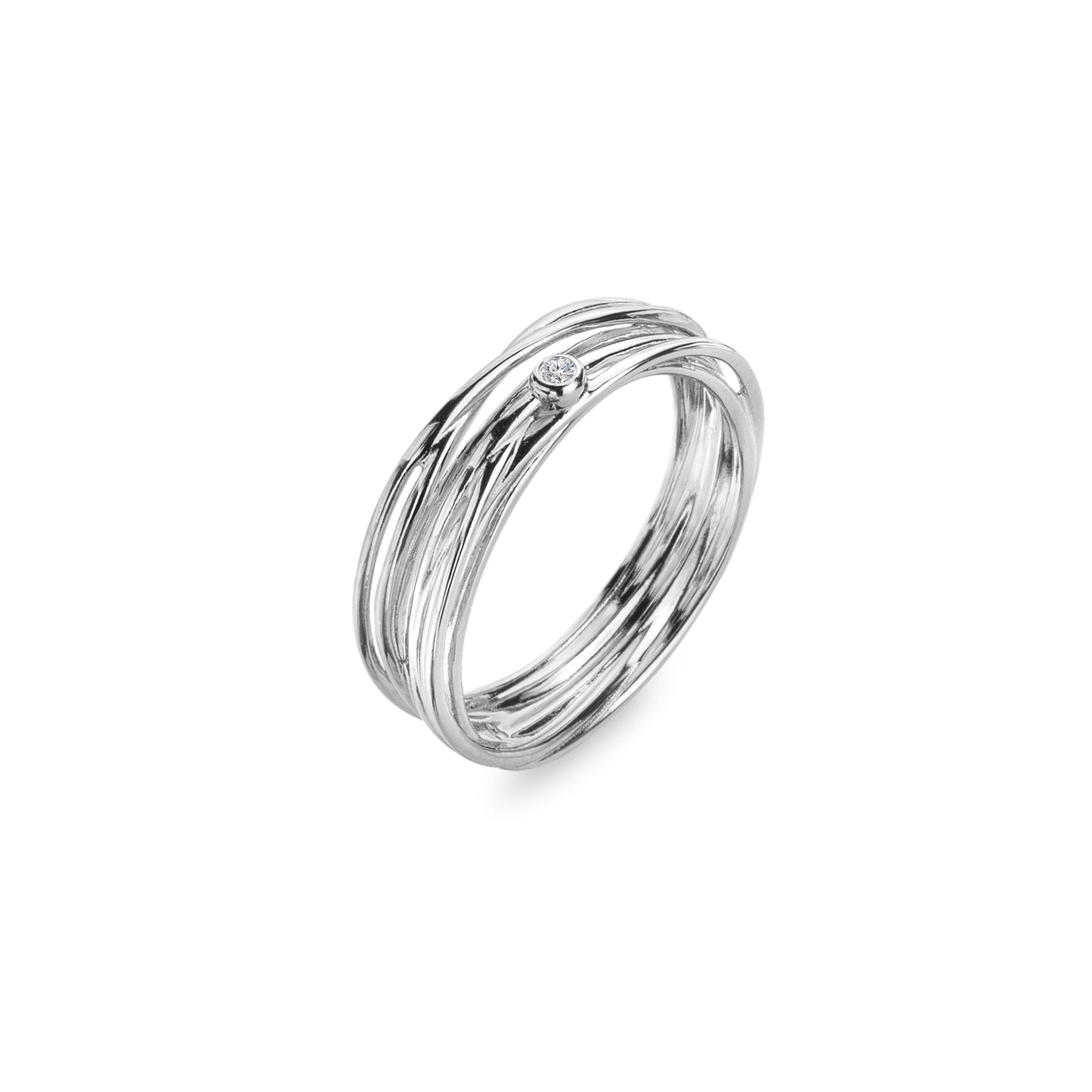 Silver Multi Strand Ring