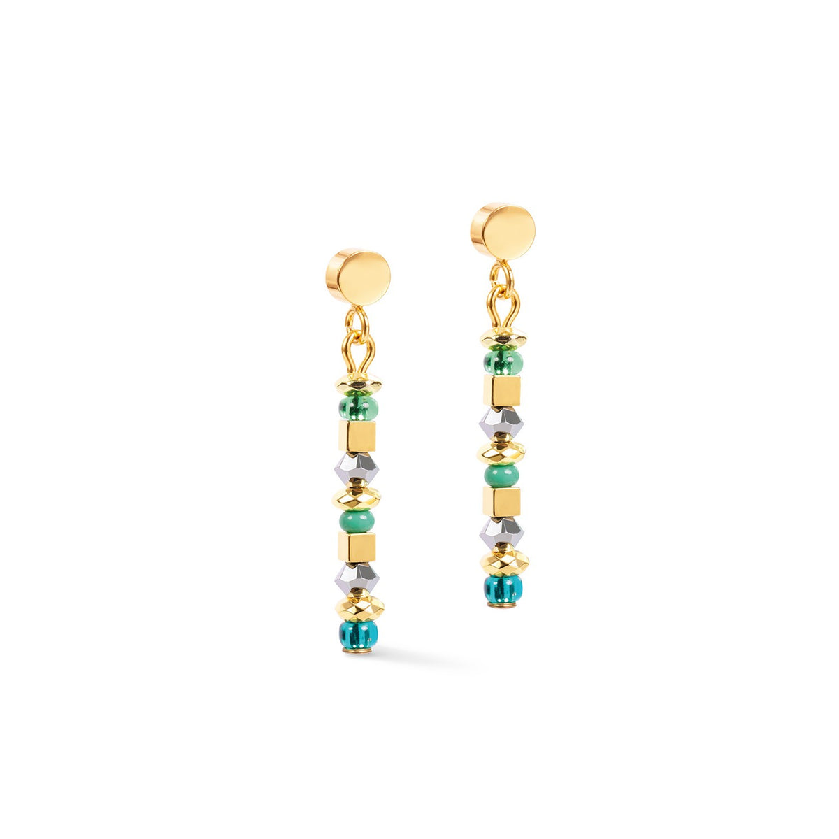 Earrings Golden Whisper green-gold