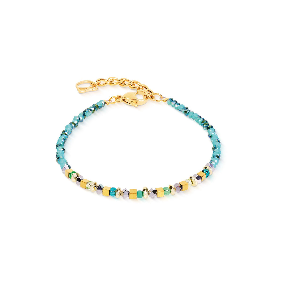Bracelet Golden Whisper green-gold plated