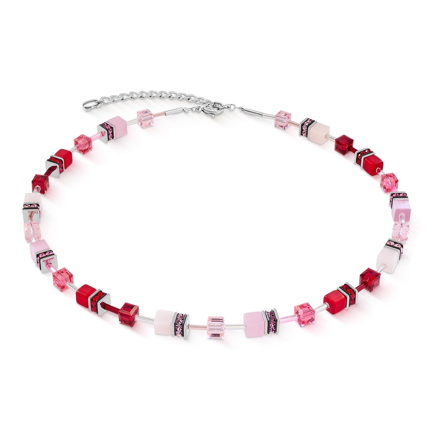 GeoCUBE Iconic necklace rosé blush