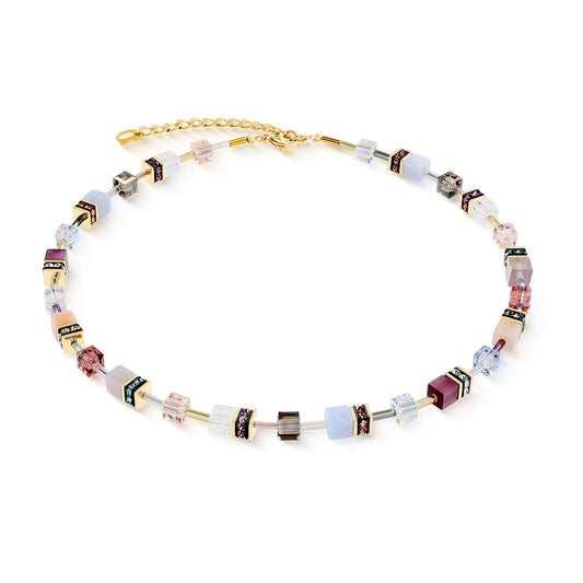 GeoCUBE Iconic Precious necklace Golden Blush