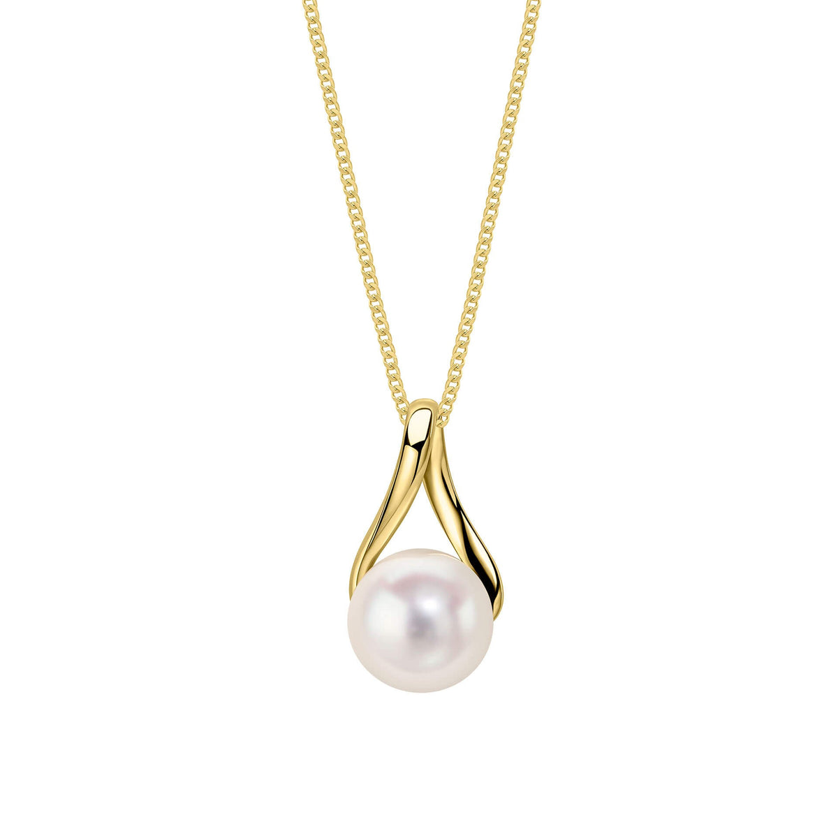 Freshwater Pearl Twist Pendant
