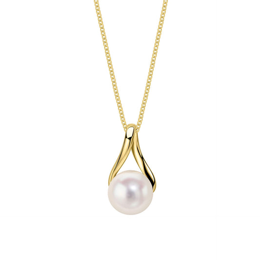 Freshwater Pearl Twist Pendant