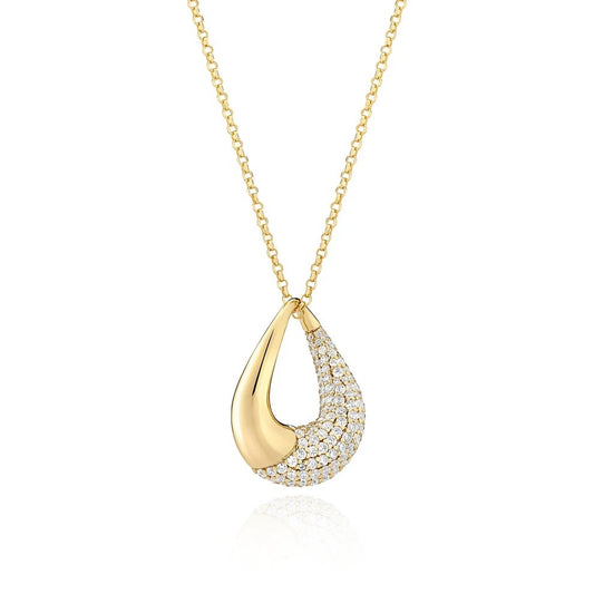 Glorenza Pendant with Chain - Gold Colour