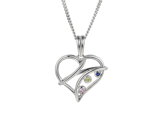 Heart Affection Pendant with Chain