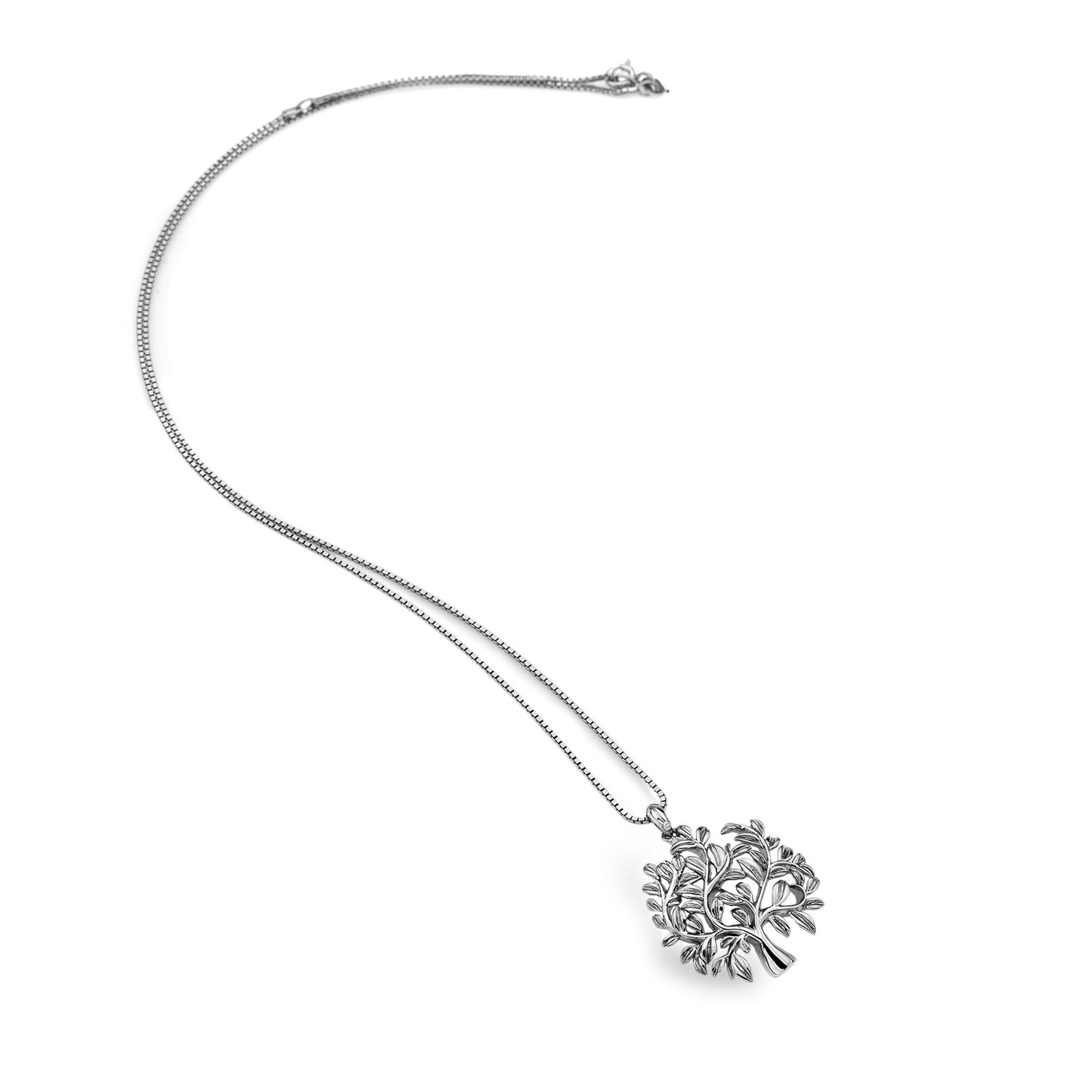 Silver Passionate Tree of Life Pendant with Chain