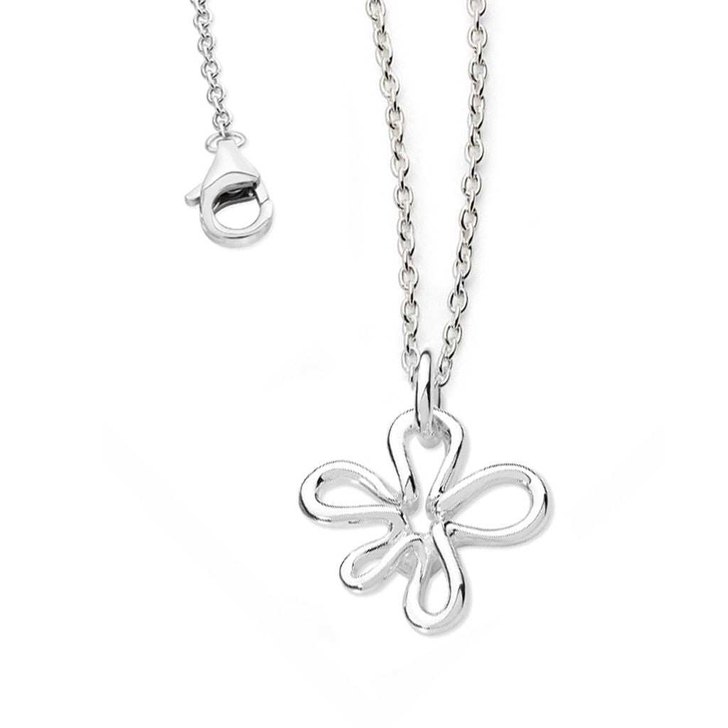 Silver Mini Splash Pendant and Chain