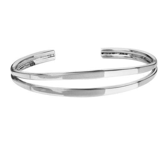Double Open Strand Bangle