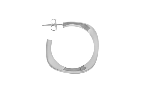 Small square hoop earrings