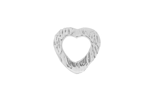Open Heart Stud Earrings