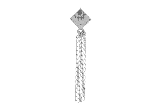 Sil Hammrd Squre+Chain Drop E
