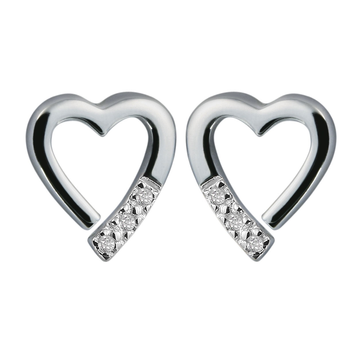 Heart Stud Earrings