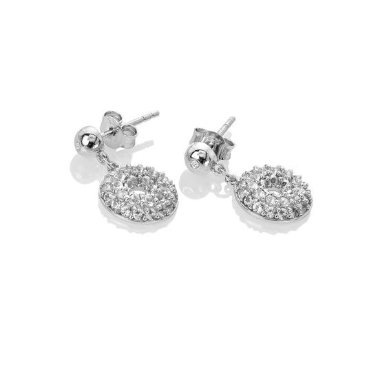 DE722 Forever topaz drop earrings