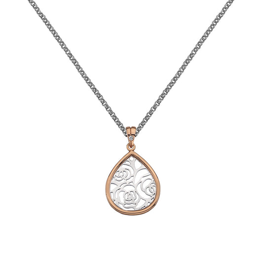 DP658 Faith Teardrop Pendant - Rose