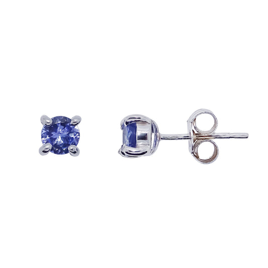 G40-5440-93W 9ct WG 4mm Tanz Stud ER
