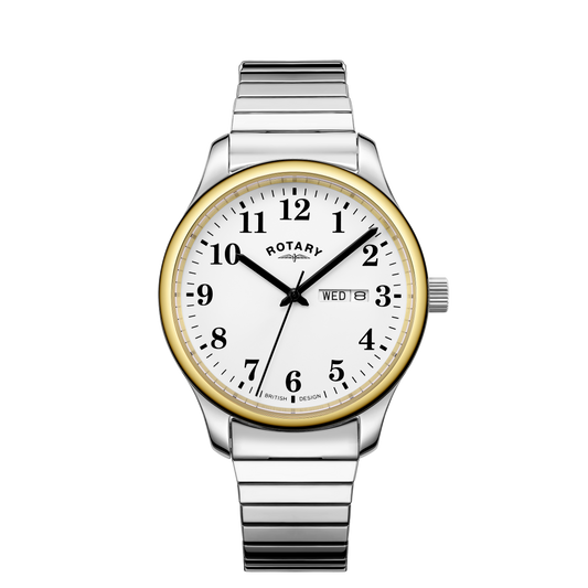 Two Tone Elasticated Watch